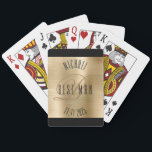 Best Man Monogram Wedding Playing Cards<br><div class="desc">Make your own custom playing cards. Personalise this design with your own text. You can further customise this design by selecting the "customise further" link if desired.</div>