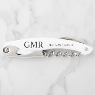 Best Man Personalised Waiter's Corkscrew