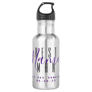Best Man Personalised Water Bottle - HAMbyWG