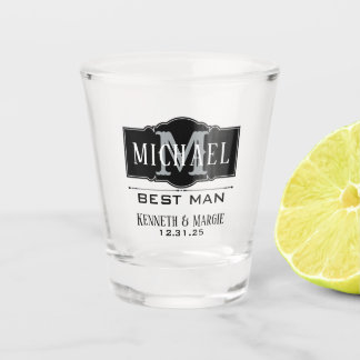 BEST MAN PERSONALIZED SHOT GLASS