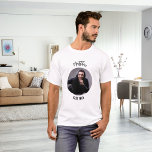 Best Man photo bachelor party T-Shirt<br><div class="desc">Personalise and add a photo into the circular frame. Add a name</div>