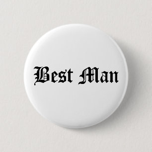 "Best Man" pin