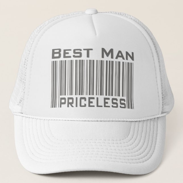 Best Man Priceless Trucker Hat (Front)