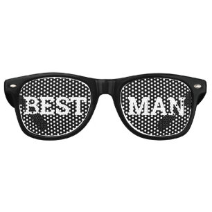 BEST MAN retro Shades / Wedding Party Sunglasses