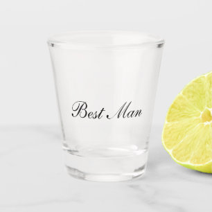 Best Man Shot Glass