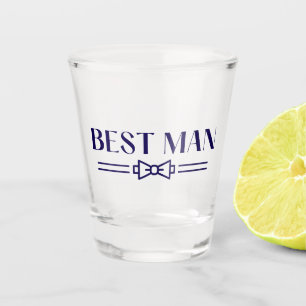 Best Man Shot Glass