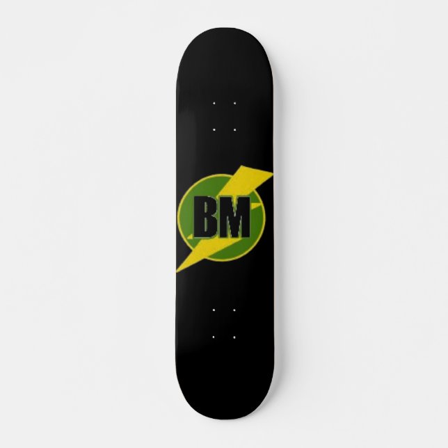Best Man Skateboard (BM) -- Black (Front)