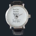 Best man son husband dad quotes add name text watch<br><div class="desc">design</div>