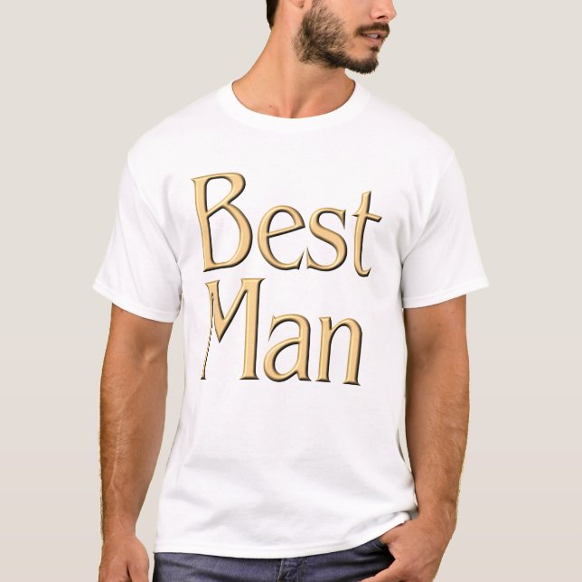Best Man t-shirt (Front)