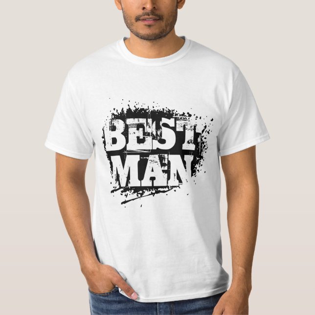 Best man t shirt for bachelor party (Front)