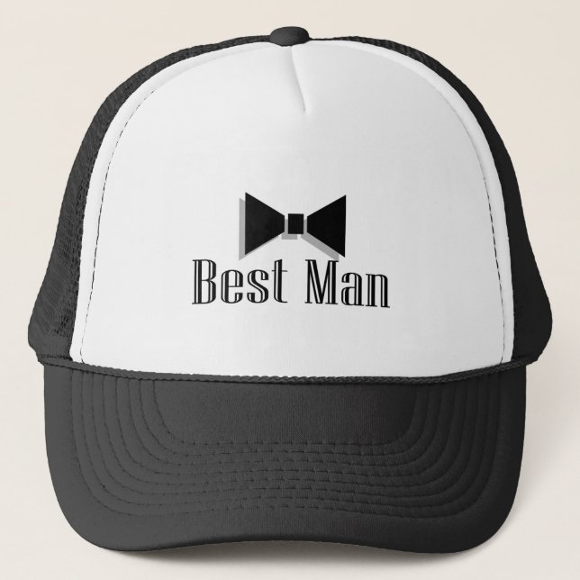 Best Man Trucker Hat (Front)