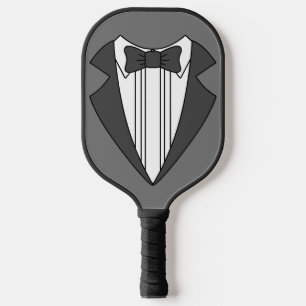 Best Man Tuxedo Pickleball Paddle