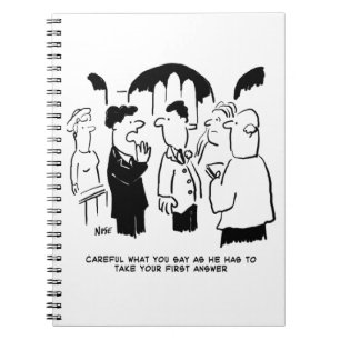 Best Man Warning to Bridegroom Notebook