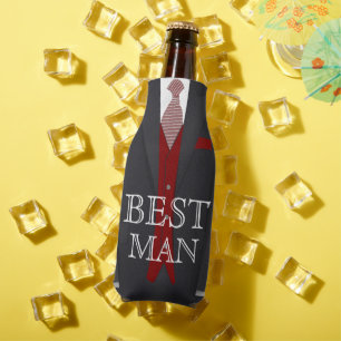 Best Man wedding Bottle Cooler