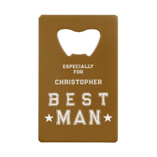 Best Man Wedding Brown