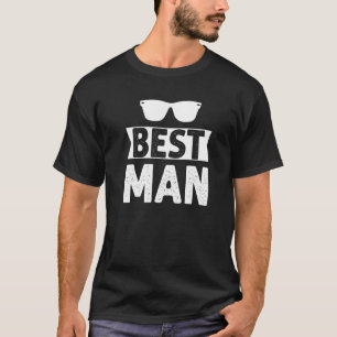 Best Man Wedding Groomsmen Bridal Bachelor Party T-Shirt