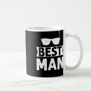 Best Man Wedding Groomsmen Funny Bridal Bachelor P Coffee Mug