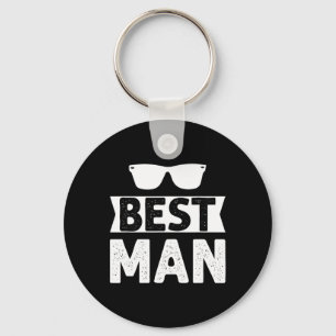 Best Man Wedding Groomsmen Funny Bridal Bachelor P Key Ring