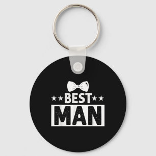 Best Man Wedding Groomsmen Funny Bridal Bachelor P Key Ring