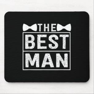 Best Man Wedding Groomsmen Funny Bridal Bachelor P Mouse Pad