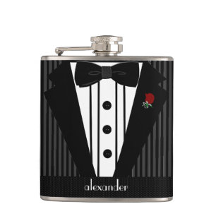 Best Man Wedding Personalised Hip Flask