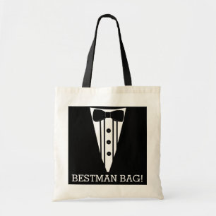 Best Man Wedding Tuxedo Tote Bag