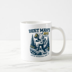 Best Man's Bbq Smith Mountain Lake Bigfoot  Coffee Mug