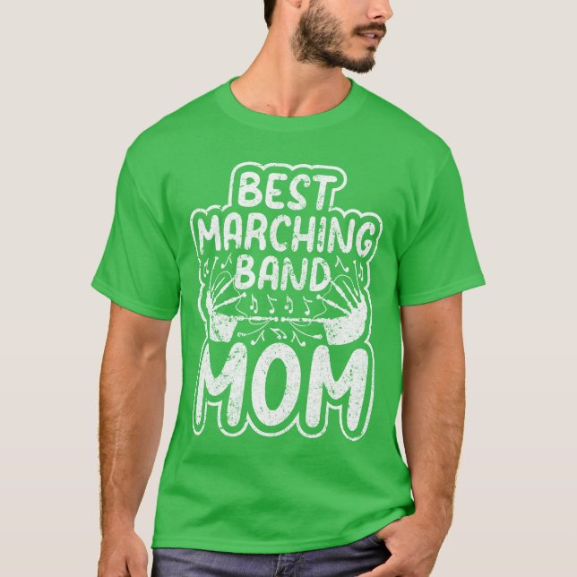 Best Marching Band Mum Bagpiper Player Mum Bagpipe T-Shirt (Front)