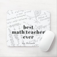 Best Math Teacher | Math Formula Monogram