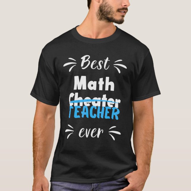 Best Math Teacher T-Shirt (Front)