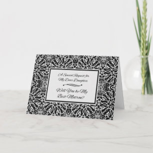 Best Matron of Honour Invitation for a Daughter