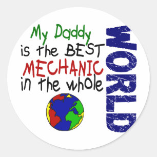 Best Mechanic In World 2 (Daddy) Classic Round Sticker