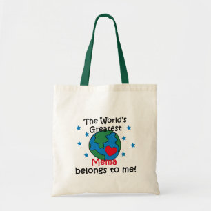 Best Mema Belongs to me Tote Bag