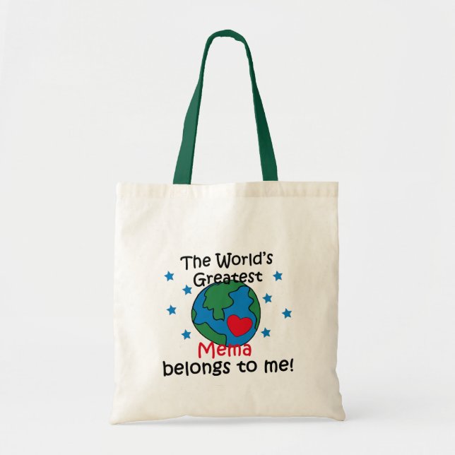 Best Mema Belongs to me Tote Bag (Front)