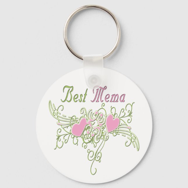 Best MeMa Swirling Hearts Key Ring (Front)