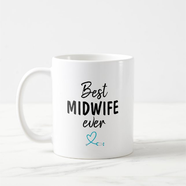 Best Midwife Ever Coffee Mug (Left)