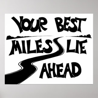 Best Miles marathon spectator poster