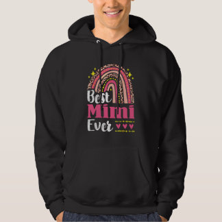 Best Mimi Ever Rainbow Leopard Mothers Day Mum Gra Hoodie