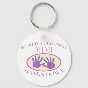 Best Mimi Hands Down T-shirt Key Ring