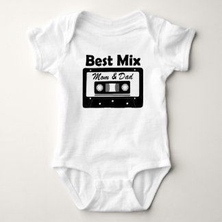 Best Mix Mum and Dad Baby Shower Gift  Bodysuit
