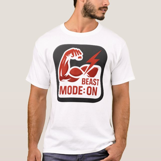 Best Mode ON, T-Shirt, for Gym lovers T-Shirt (Front)