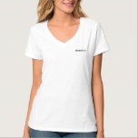 Best Modern Elegant Template Womens Names V-Neck T-Shirt<br><div class="desc">Custom Name Modern Elegant Simple Template Women's V-Neck White T-Shirt. Sizes: Adult S,  Adult M,  Adult L,  Adult XL,  Adult 2XL or Order Multiple Sizes. Colors: White,  Light Steel Grey,  Pale Pink,  Black,  Deep Red,  Navy Blue.</div>