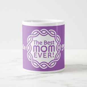 BEST MOM custom monogram mugs