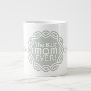BEST MOM custom monogram mugs