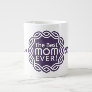 BEST MOM custom monogram mugs