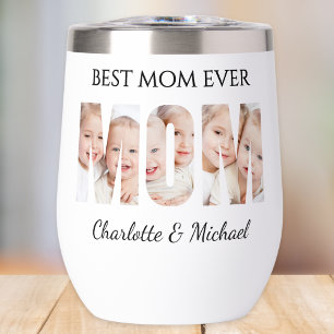 Best Mom Ever 3 Photos Cutout Letters