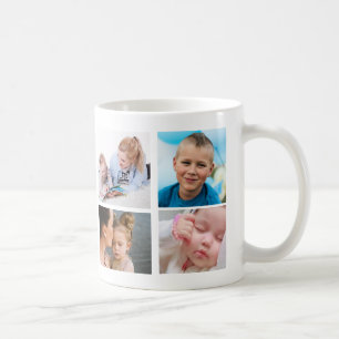 Best Mom Ever 4 Photo Collage Customize Photos Coffee Mug