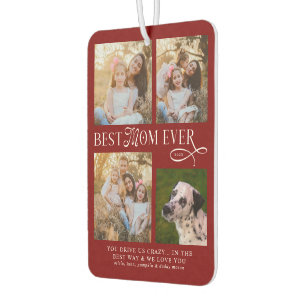 Best Mom Ever 4 Photos Mothers Day Gifts Car Air Freshener