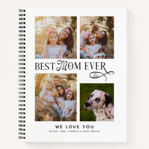 Best Mom Ever 4 Photos Mothers Day Gifts Notebook