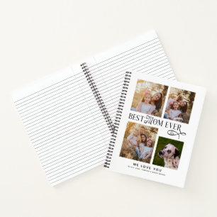 Best Mom Ever 4 Photos Mothers Day Gifts Notebook